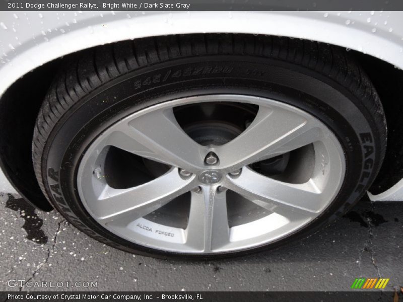 Bright White / Dark Slate Gray 2011 Dodge Challenger Rallye