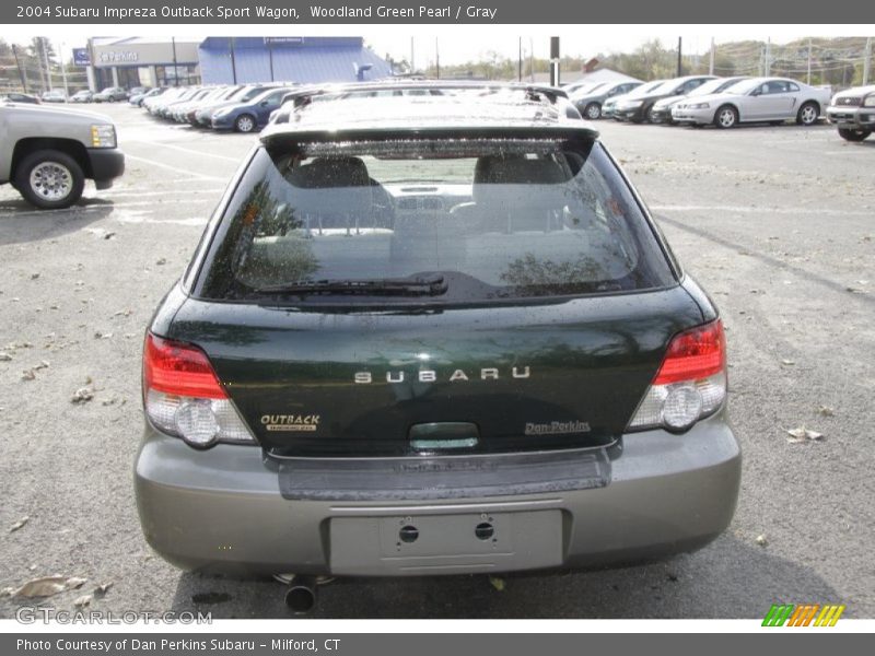 Woodland Green Pearl / Gray 2004 Subaru Impreza Outback Sport Wagon