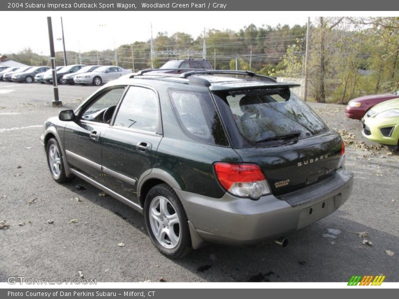 Woodland Green Pearl / Gray 2004 Subaru Impreza Outback Sport Wagon