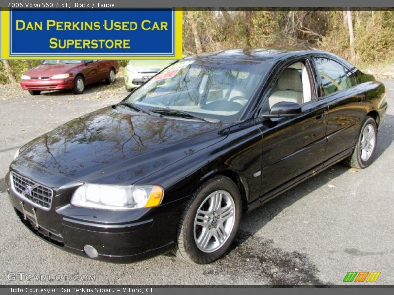Black / Taupe 2006 Volvo S60 2.5T
