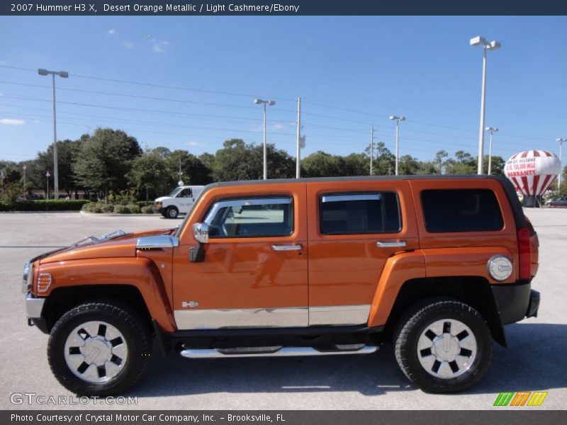 Desert Orange Metallic / Light Cashmere/Ebony 2007 Hummer H3 X