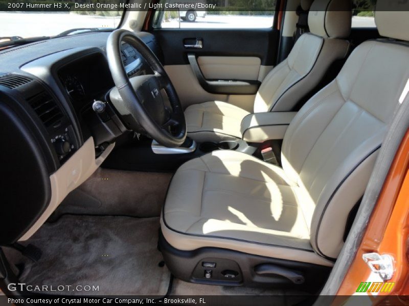 Desert Orange Metallic / Light Cashmere/Ebony 2007 Hummer H3 X