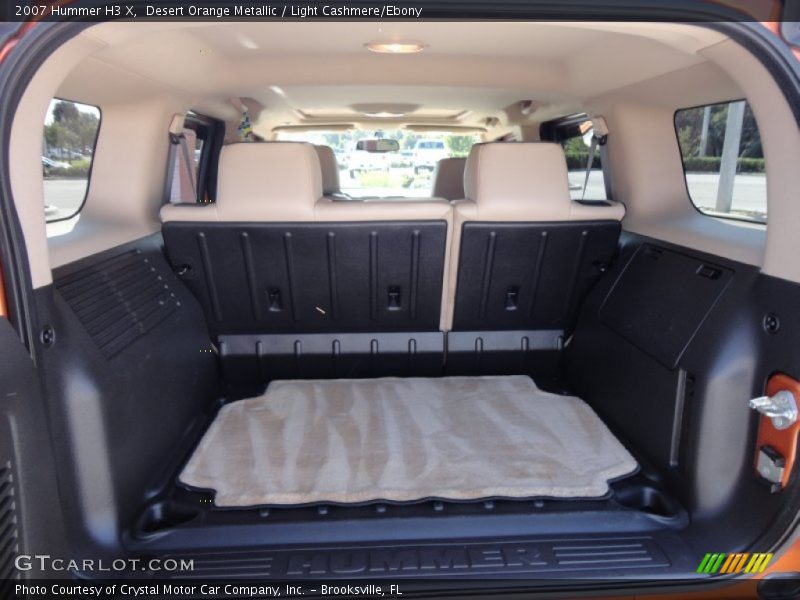 Desert Orange Metallic / Light Cashmere/Ebony 2007 Hummer H3 X