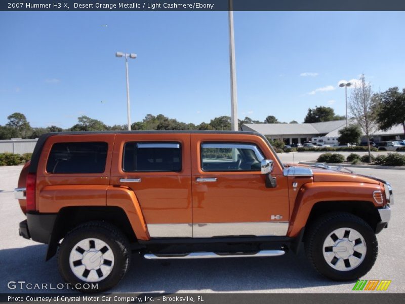 Desert Orange Metallic / Light Cashmere/Ebony 2007 Hummer H3 X