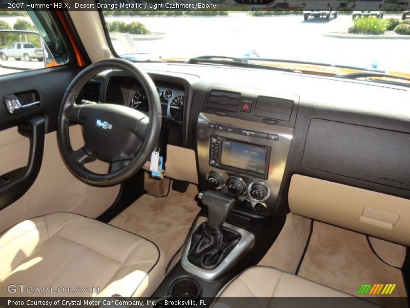 Desert Orange Metallic / Light Cashmere/Ebony 2007 Hummer H3 X