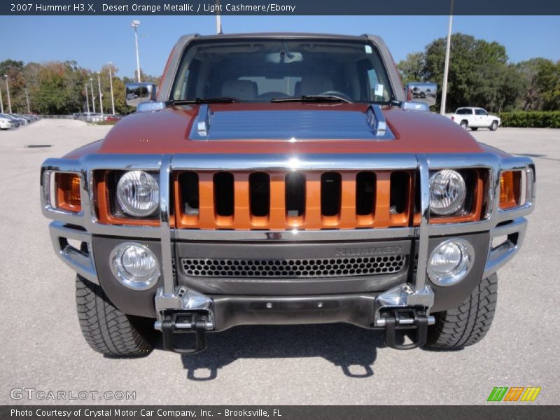 Desert Orange Metallic / Light Cashmere/Ebony 2007 Hummer H3 X
