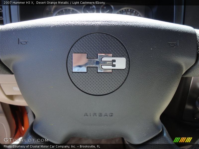Desert Orange Metallic / Light Cashmere/Ebony 2007 Hummer H3 X