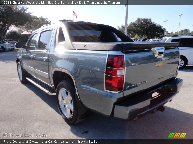 Blue Granite Metallic / Dark Titanium/Light Titanium 2011 Chevrolet Avalanche LT