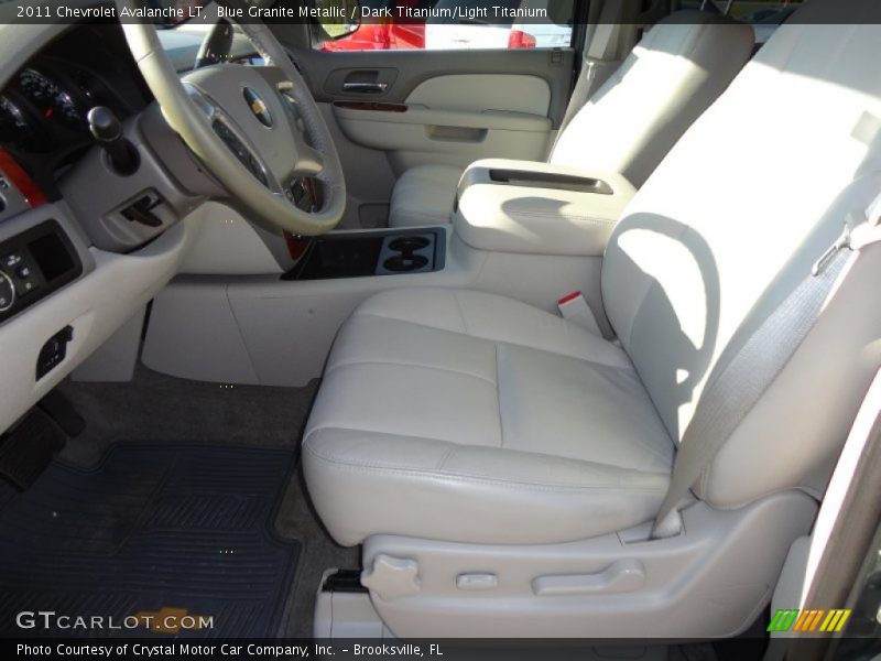 Blue Granite Metallic / Dark Titanium/Light Titanium 2011 Chevrolet Avalanche LT