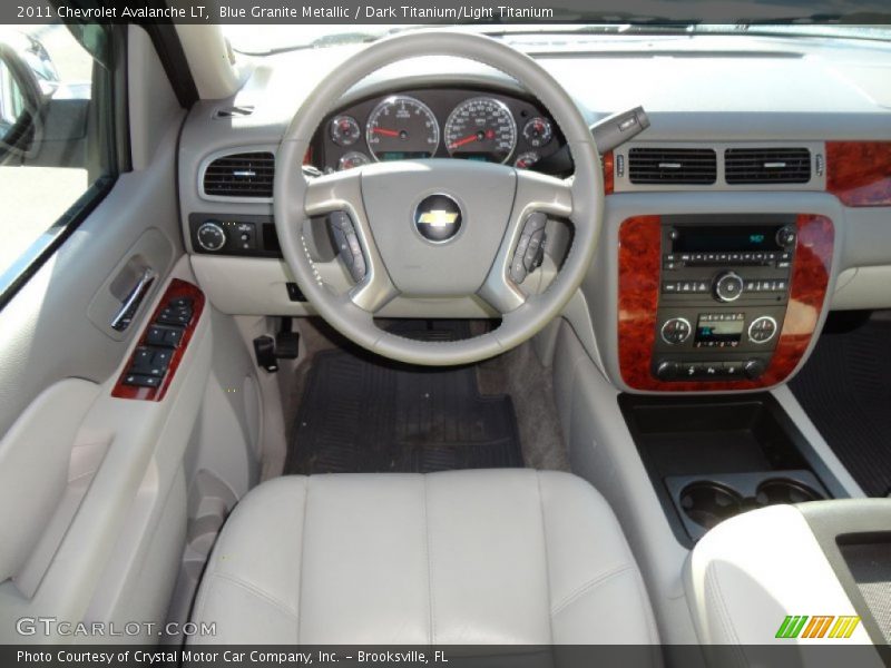 Blue Granite Metallic / Dark Titanium/Light Titanium 2011 Chevrolet Avalanche LT