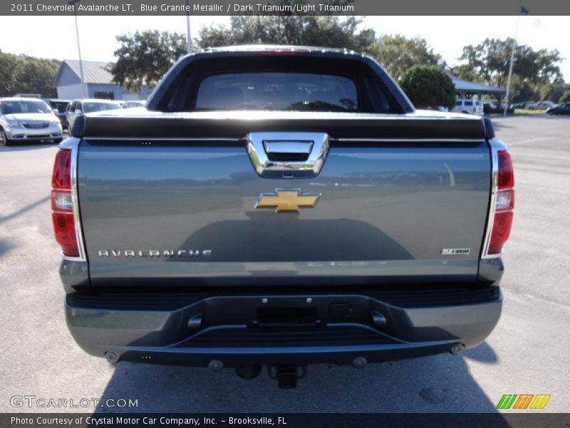 Blue Granite Metallic / Dark Titanium/Light Titanium 2011 Chevrolet Avalanche LT