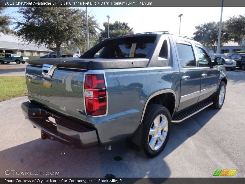 Blue Granite Metallic / Dark Titanium/Light Titanium 2011 Chevrolet Avalanche LT