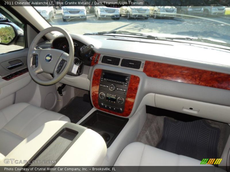 Blue Granite Metallic / Dark Titanium/Light Titanium 2011 Chevrolet Avalanche LT