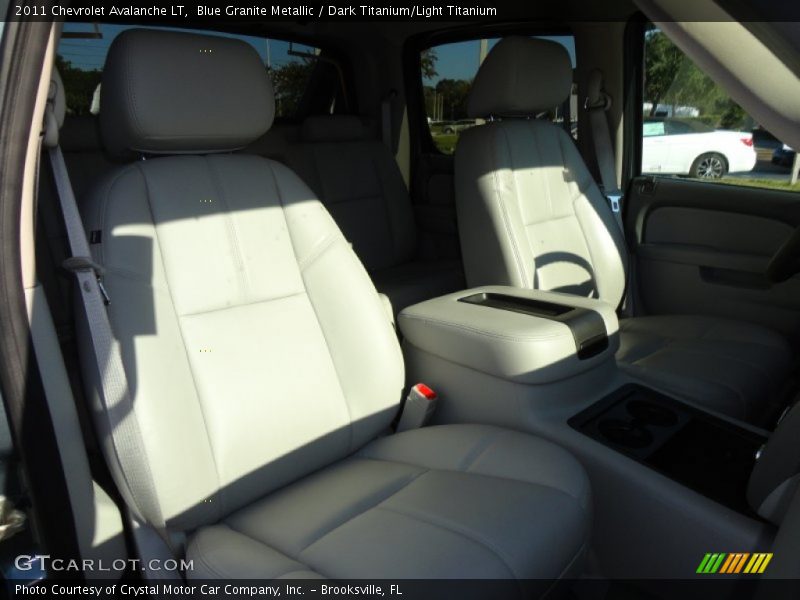 Blue Granite Metallic / Dark Titanium/Light Titanium 2011 Chevrolet Avalanche LT