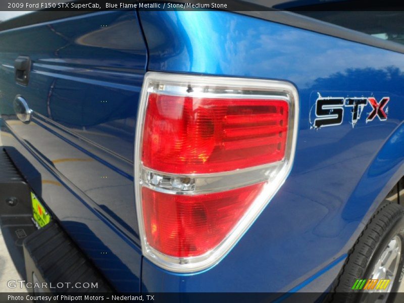Blue Flame Metallic / Stone/Medium Stone 2009 Ford F150 STX SuperCab
