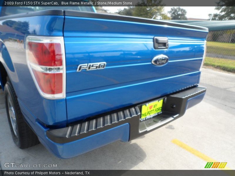 Blue Flame Metallic / Stone/Medium Stone 2009 Ford F150 STX SuperCab