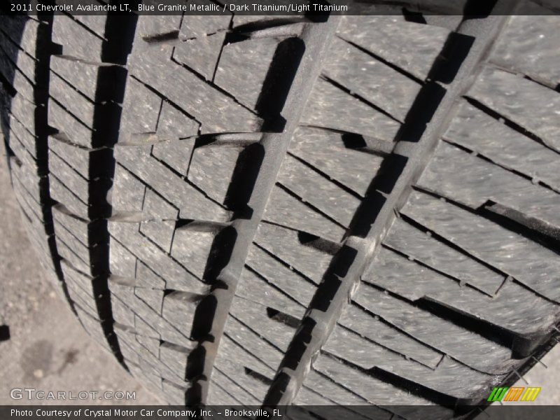 Blue Granite Metallic / Dark Titanium/Light Titanium 2011 Chevrolet Avalanche LT