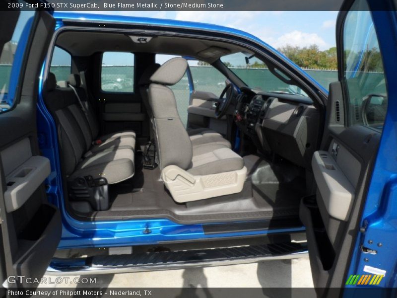  2009 F150 STX SuperCab Stone/Medium Stone Interior