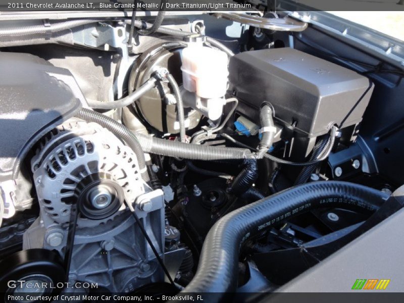 Blue Granite Metallic / Dark Titanium/Light Titanium 2011 Chevrolet Avalanche LT