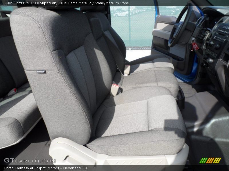 2009 F150 STX SuperCab Stone/Medium Stone Interior