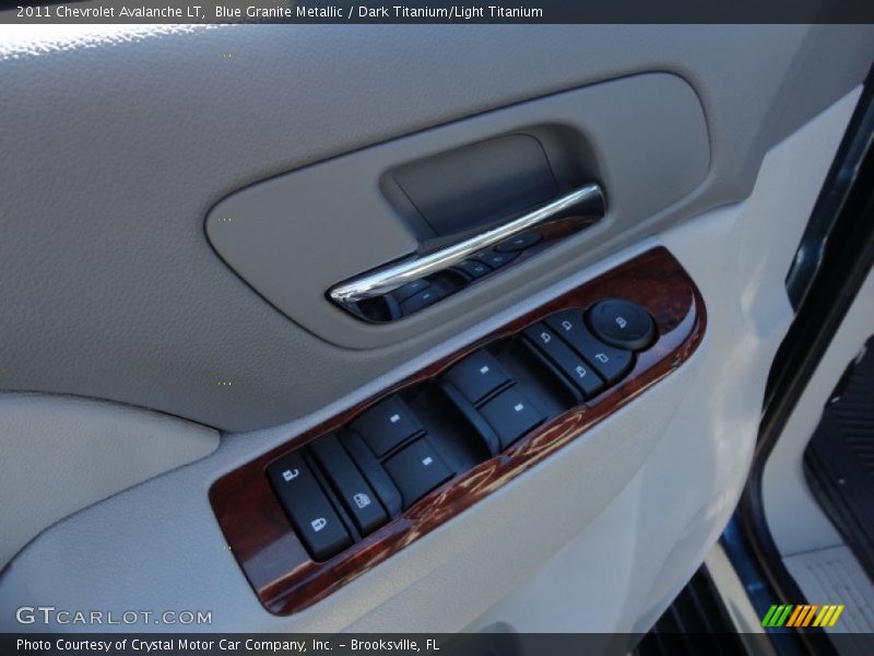 Blue Granite Metallic / Dark Titanium/Light Titanium 2011 Chevrolet Avalanche LT