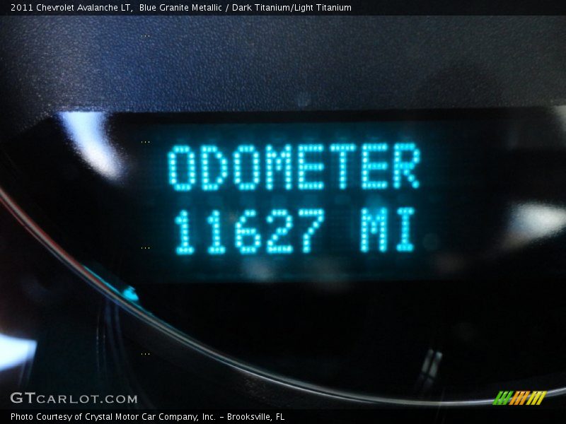 Blue Granite Metallic / Dark Titanium/Light Titanium 2011 Chevrolet Avalanche LT