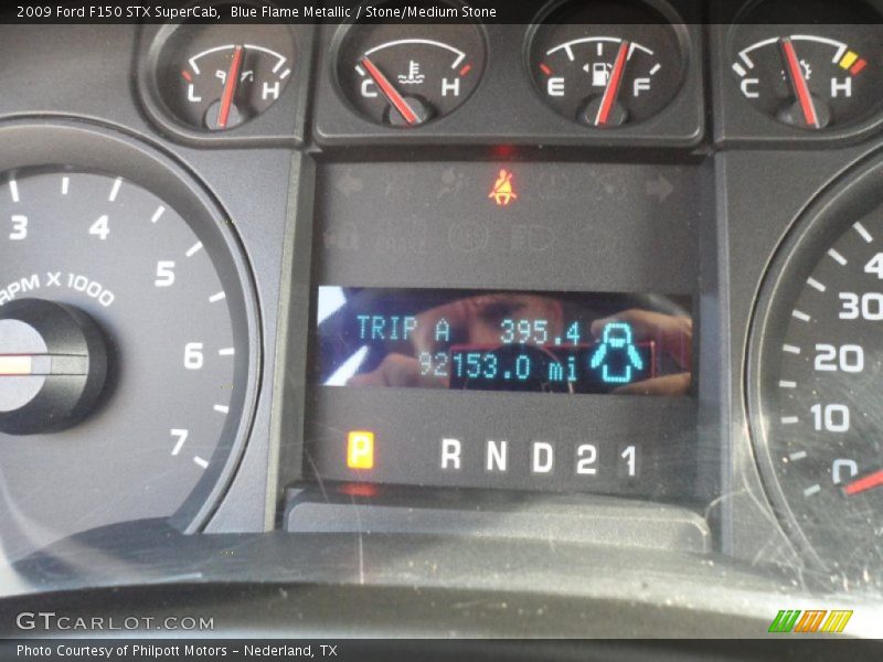 Blue Flame Metallic / Stone/Medium Stone 2009 Ford F150 STX SuperCab