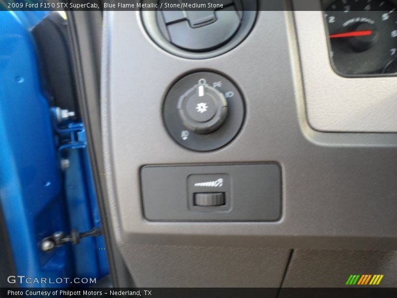 Blue Flame Metallic / Stone/Medium Stone 2009 Ford F150 STX SuperCab
