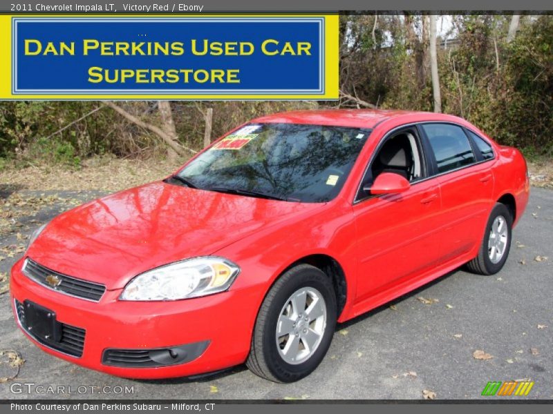 Victory Red / Ebony 2011 Chevrolet Impala LT