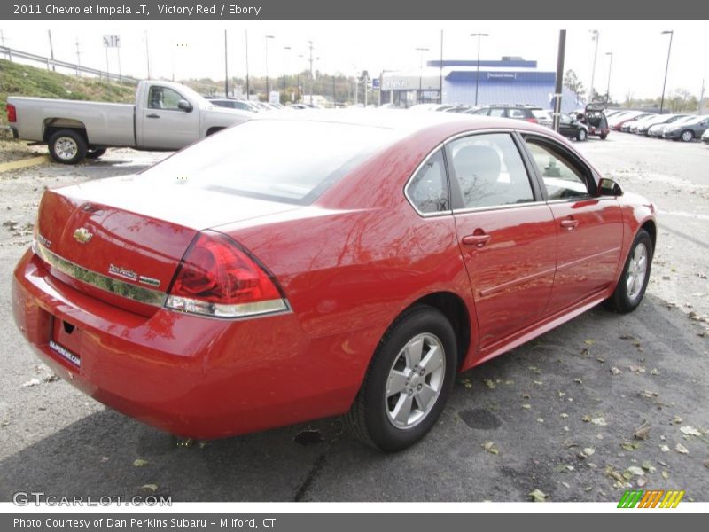 Victory Red / Ebony 2011 Chevrolet Impala LT