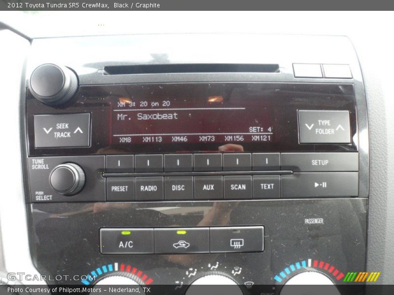 Audio System of 2012 Tundra SR5 CrewMax