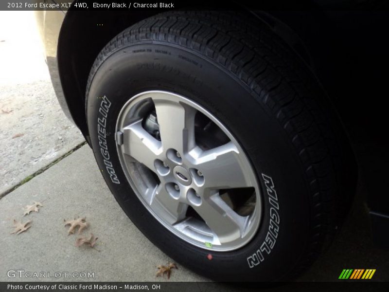 Ebony Black / Charcoal Black 2012 Ford Escape XLT 4WD