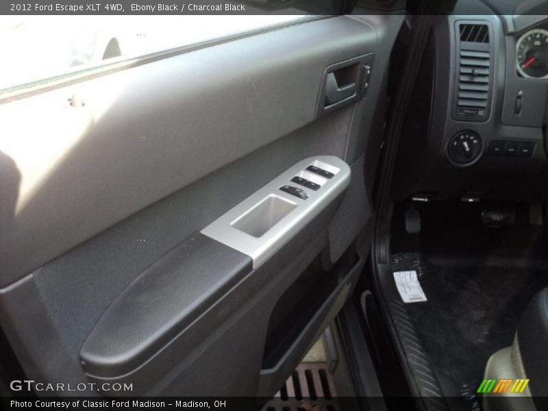 Ebony Black / Charcoal Black 2012 Ford Escape XLT 4WD