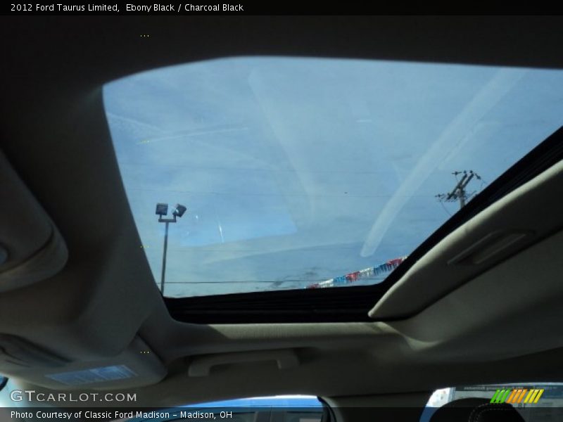 Ebony Black / Charcoal Black 2012 Ford Taurus Limited