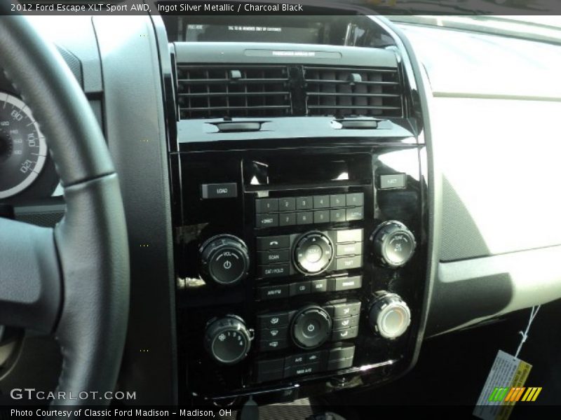Ingot Silver Metallic / Charcoal Black 2012 Ford Escape XLT Sport AWD