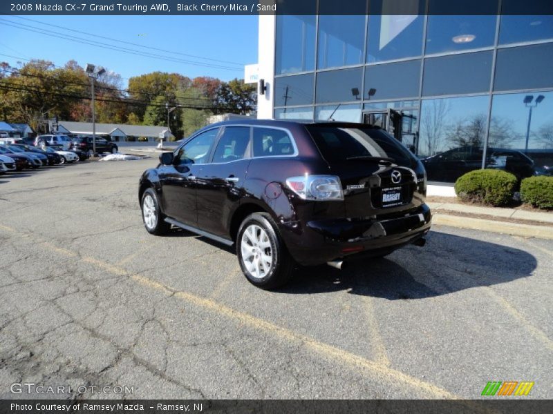 Black Cherry Mica / Sand 2008 Mazda CX-7 Grand Touring AWD