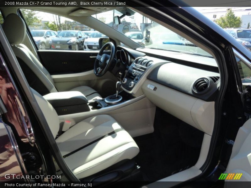 Black Cherry Mica / Sand 2008 Mazda CX-7 Grand Touring AWD