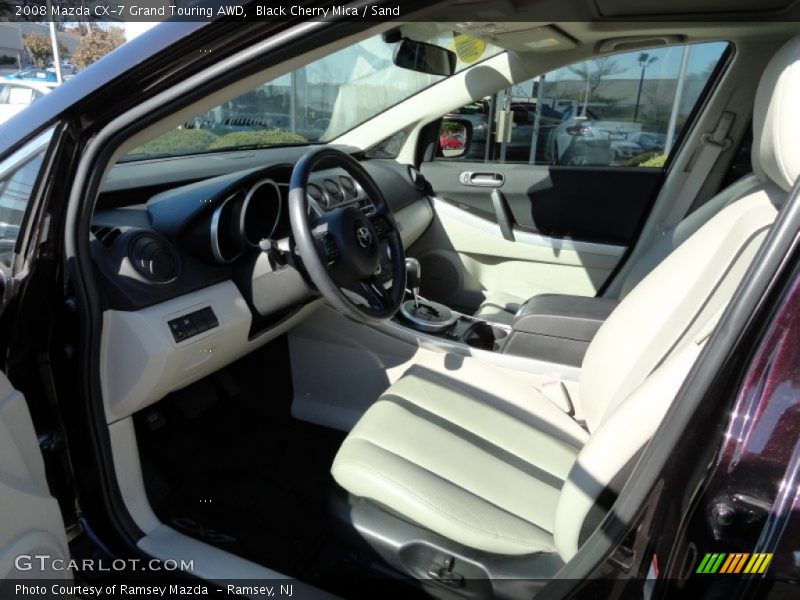 Black Cherry Mica / Sand 2008 Mazda CX-7 Grand Touring AWD