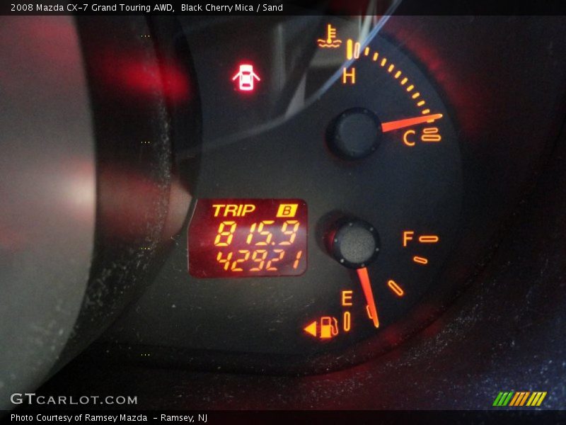 Black Cherry Mica / Sand 2008 Mazda CX-7 Grand Touring AWD