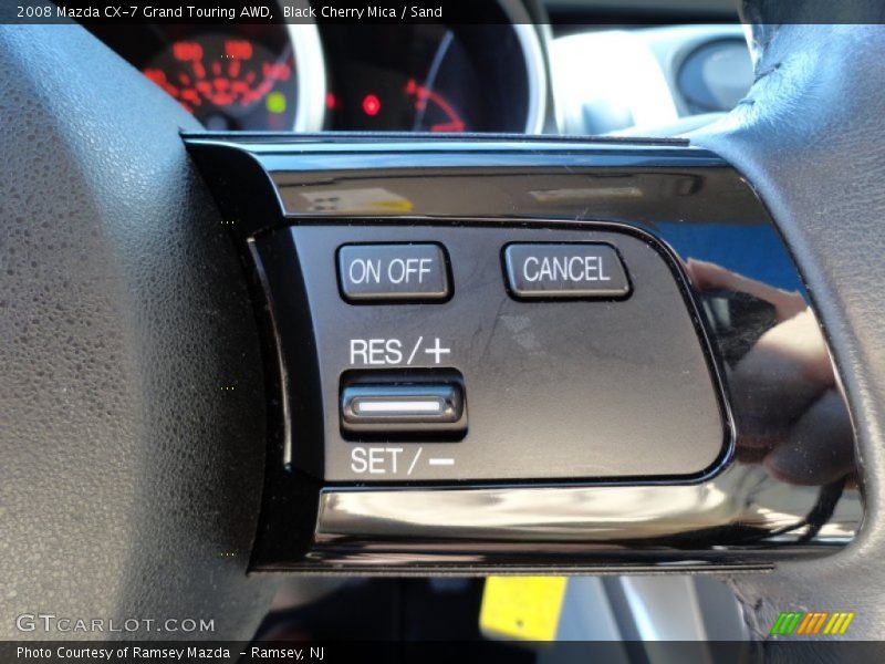 Black Cherry Mica / Sand 2008 Mazda CX-7 Grand Touring AWD
