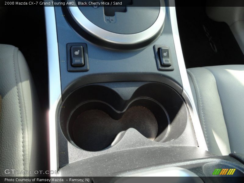 Black Cherry Mica / Sand 2008 Mazda CX-7 Grand Touring AWD