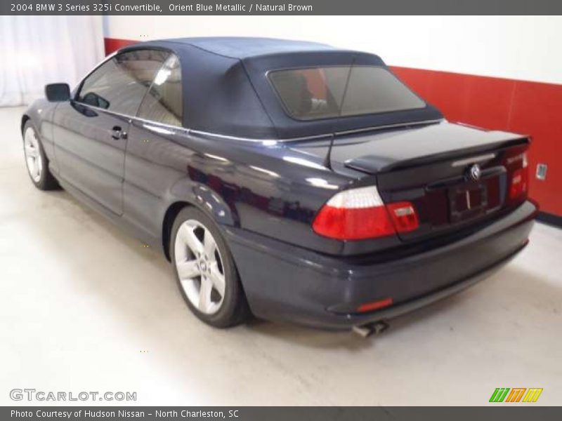 Orient Blue Metallic / Natural Brown 2004 BMW 3 Series 325i Convertible