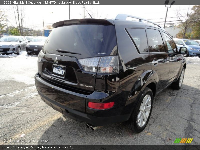 Labrador Black Pearl / Black 2008 Mitsubishi Outlander XLS 4WD