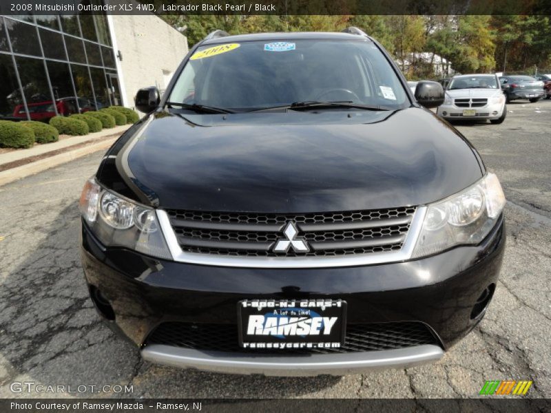 Labrador Black Pearl / Black 2008 Mitsubishi Outlander XLS 4WD