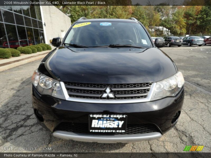 Labrador Black Pearl / Black 2008 Mitsubishi Outlander XLS 4WD