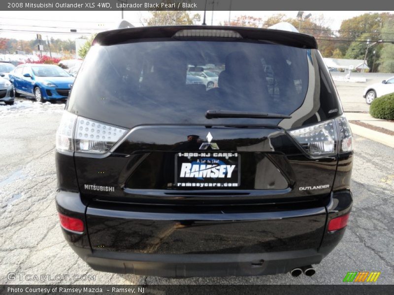 Labrador Black Pearl / Black 2008 Mitsubishi Outlander XLS 4WD