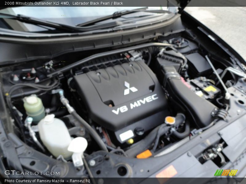 Labrador Black Pearl / Black 2008 Mitsubishi Outlander XLS 4WD
