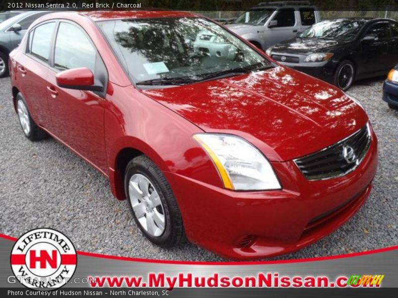 Red Brick / Charcoal 2012 Nissan Sentra 2.0