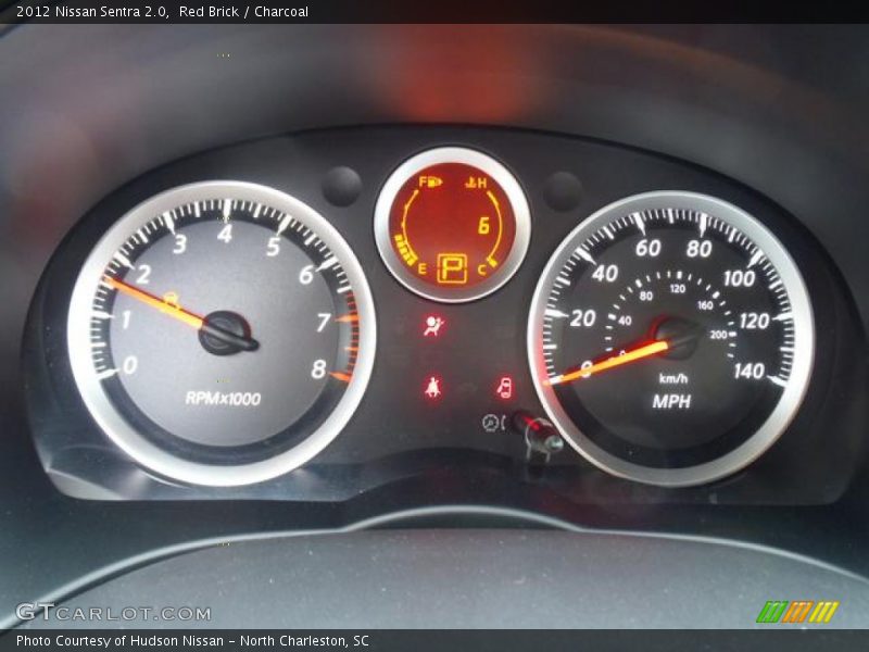 Red Brick / Charcoal 2012 Nissan Sentra 2.0