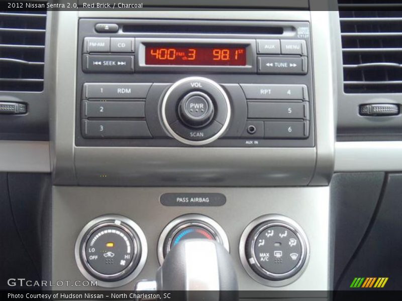 Red Brick / Charcoal 2012 Nissan Sentra 2.0